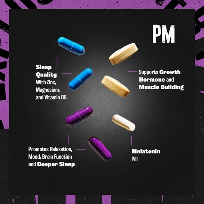 Animal PM - Zinc, Magnesium, Vitamin B6, GABA 30 Count