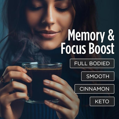 Decaf Genius Keto Coffee Pods with MCT Oil, Turmeric, and B Vitamins by VitaCup for Focus in Recyclable Single Serve Pod Compatible with K-Cup Brewers Including Keurig 2.0, 16 CT