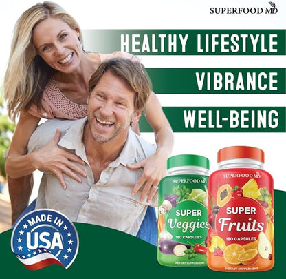 Superfood Fruit and Veggie Supplement 100% Whole (720 Count 4))
