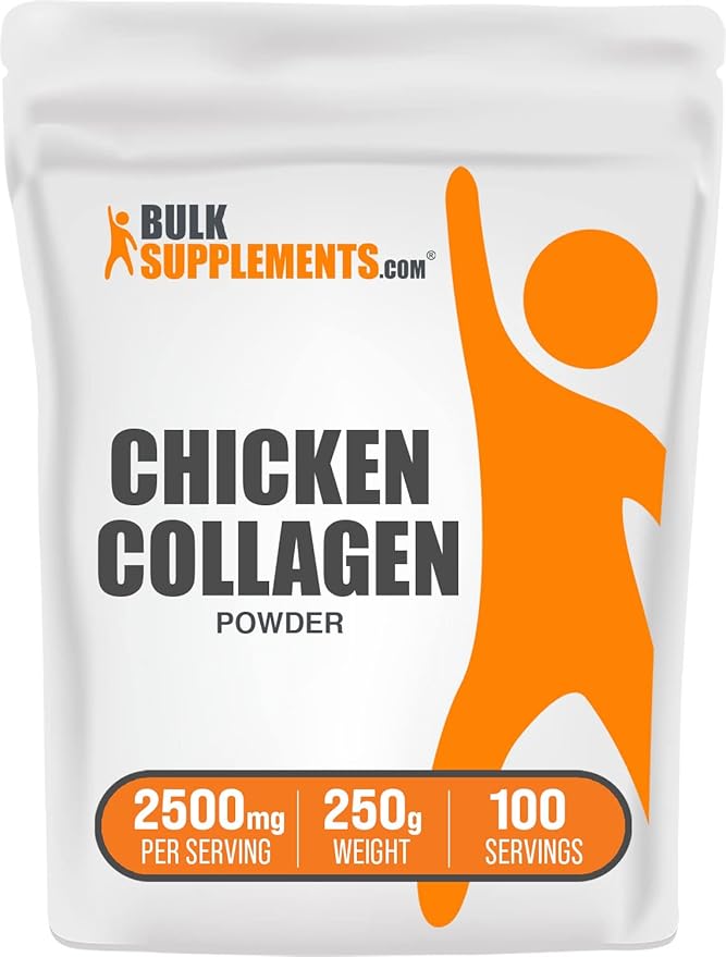BulkSupplements.com Chicken Collagen Powder 2500mg per 250g (8.8 (8.8 oz) 1)