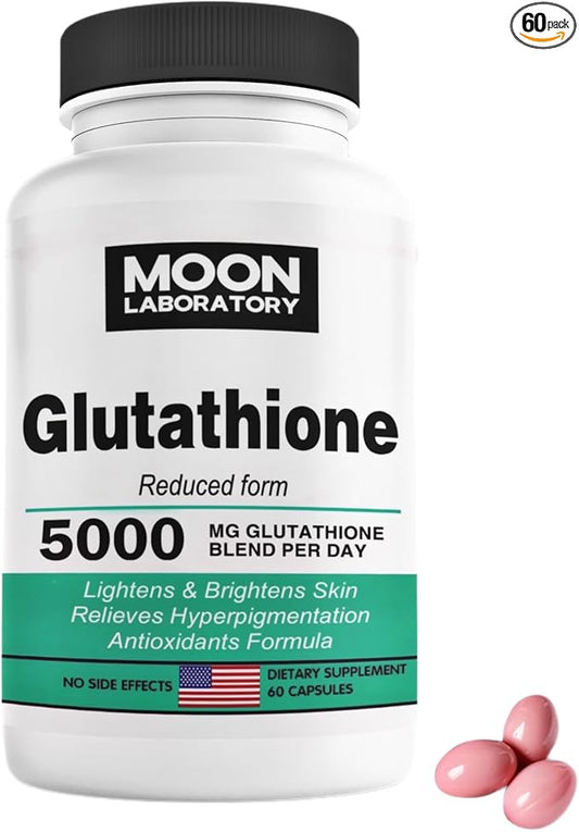 Premium Glutathione Supplement 5000mg |Reduced Form|, 60 Softgels