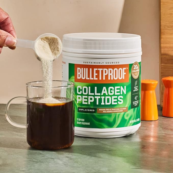 Bulletproof Unflavored Collagen Peptides Powder 14.3 Ounces,