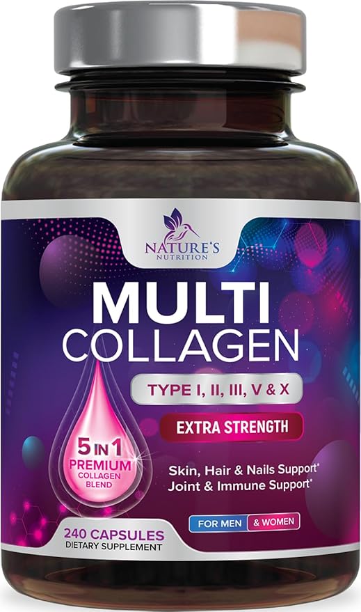Collagen Peptides for Women & Men, 240 Capsules