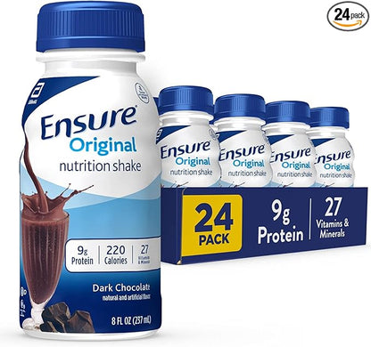 Ensure Original Dark Chocolate Nutrition Shake 24 Pack,