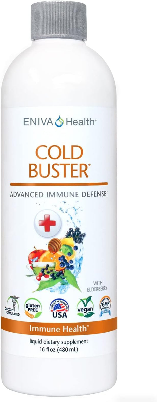 Eniva Elderberry Sambucus Immune Support Syrup, 16 oz