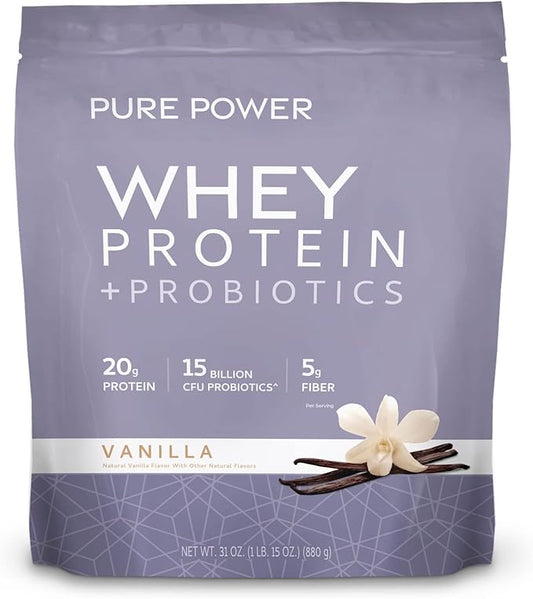 Dr. Mercola Pure Power Protein Powder, 31 oz (1 IB. 15 oz.) (880 g), 22 Servings,