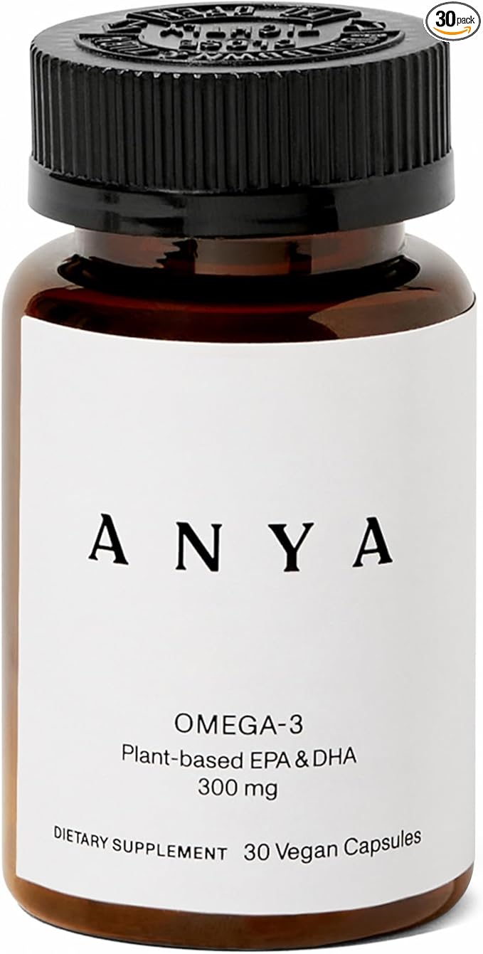 ANYA Omega-3 with 300mg of DHA 100% Vegan,