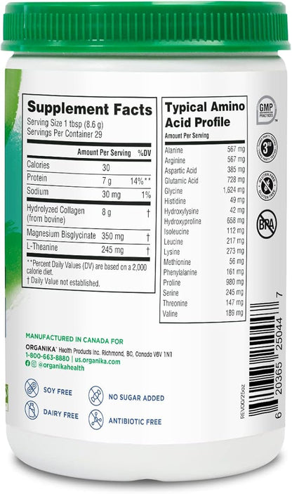 Organika Enhanced Collagen Relax Powder 250g