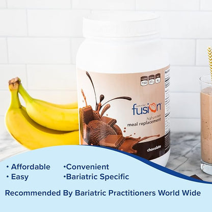 Bariatric Fusion Chocolate High Protein Meal 27g Whey 21 Servings