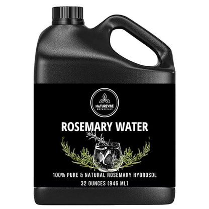 Naturevibe Botanicals Rosemary Water 32 Ounces 100% Pure