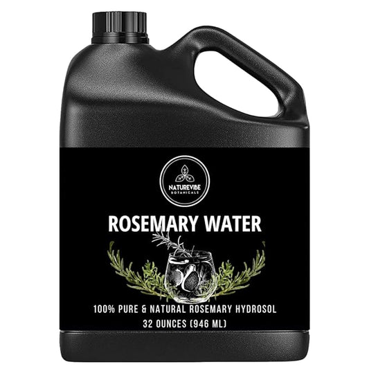 Naturevibe Botanicals Rosemary Water 32 Ounces 100% Pure