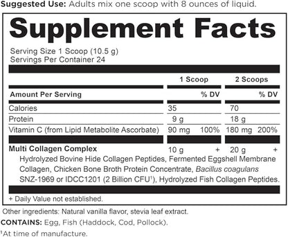 Ancient Nutrition Hydrolyzed Collagen Peptides Powder 24 Servings, 8.9oz