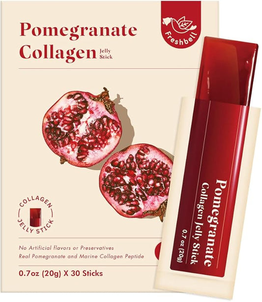 Pomegranate Collagen Jelly Stick (20g x 30 sticks) 100% Real