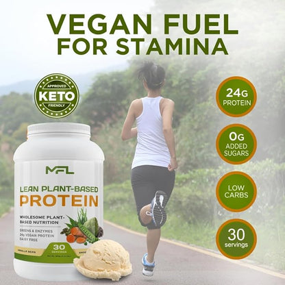 MFL Vegan, Plant-Based Protein Powder l 2.12 lbs