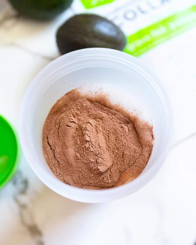 Collagen Peptides Powder (Chocolate), Grass-Fed, Paleo (21 oz)