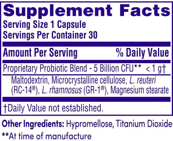 RepHresh Pro-B Vaginal Probiotic Supplement, Balances Yeast and Bacteria, Supports pH Balance, 30 Capsules (Pack of 3)