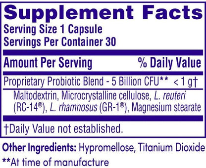 RepHresh Pro-B Vaginal Probiotic Supplement, Balances Yeast and Bacteria, Supports pH Balance, 30 Capsules (Pack of 3)