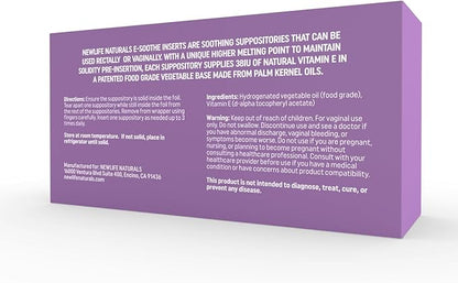 NewLife Naturals Vitamin E Suppositories 38IU 24 Inserts