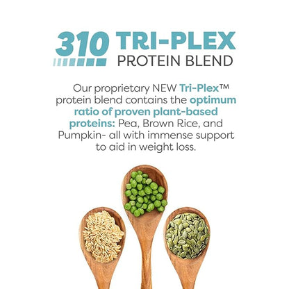 310 Nutrition Meal Replacement Shake - Fiber-Rich Vegan Superfood Blend - Low Carb, Keto & Paleo Friendly, Gluten-Free, 26 Vitamins & Minerals, Natural Sweeteners - Tropical Coconut, 14 Servings