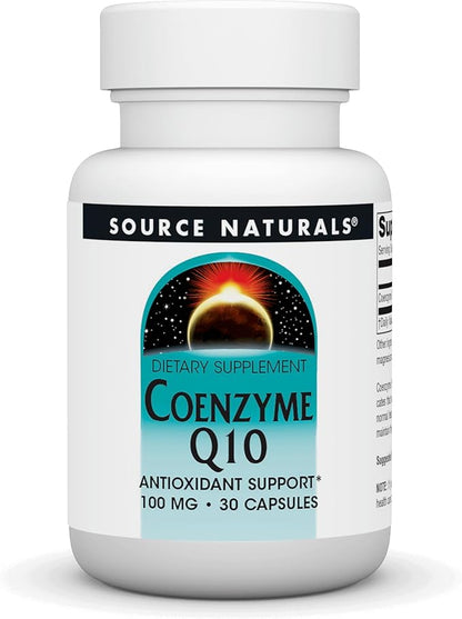 Source Natural Coenzyme Q10 Antioxidant Support 100 mg 30 Capsules