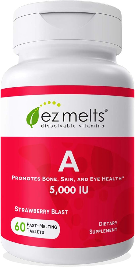 EZ Melts Dissolvable Vitamin A 5,000 2-Month Supply