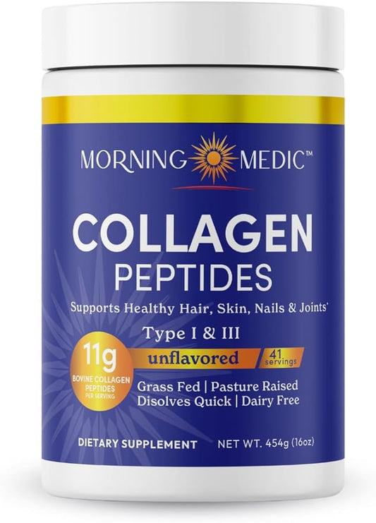 Quick Dissolving Collagen Peptides Powder 41 Servings, 16 OZ
