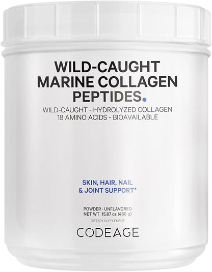Codeage Marine Collagen Powder 1 & 3 Collagen 15.87 Ounces