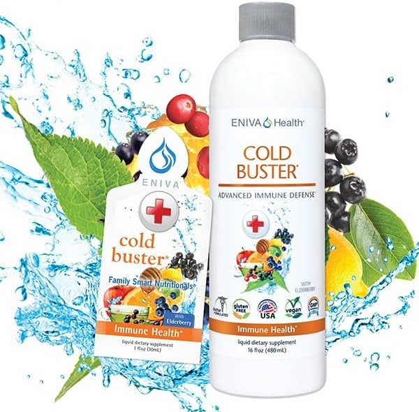 Eniva Elderberry Sambucus Immune Support Syrup, 16 oz