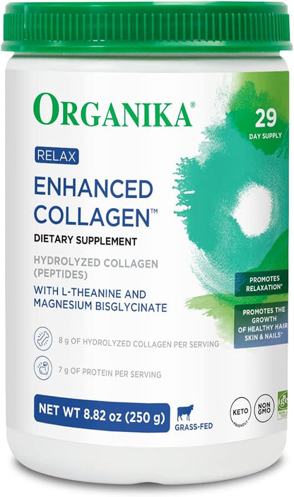 Organika Enhanced Collagen Relax Powder 250g