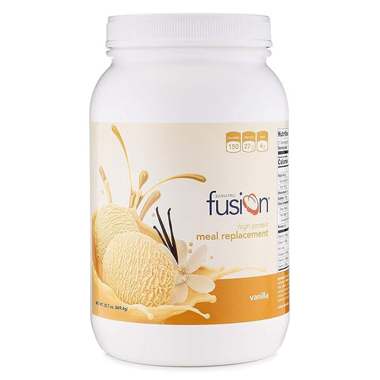 Bariatric Fusion Vanilla High Protein Meal 27g Whey 21 Servings