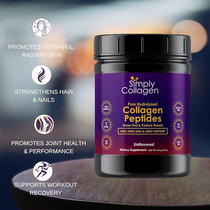 Simply Collagen® Hydrolyzed Collagen Peptides 41 Servings