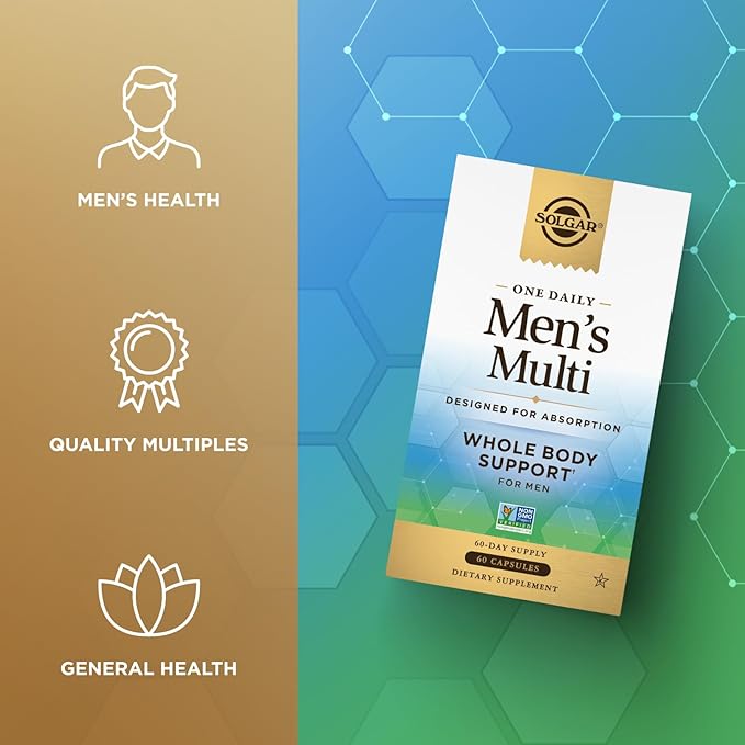 Solgar One Daily Men's Multivitamin Whole 60 Servings