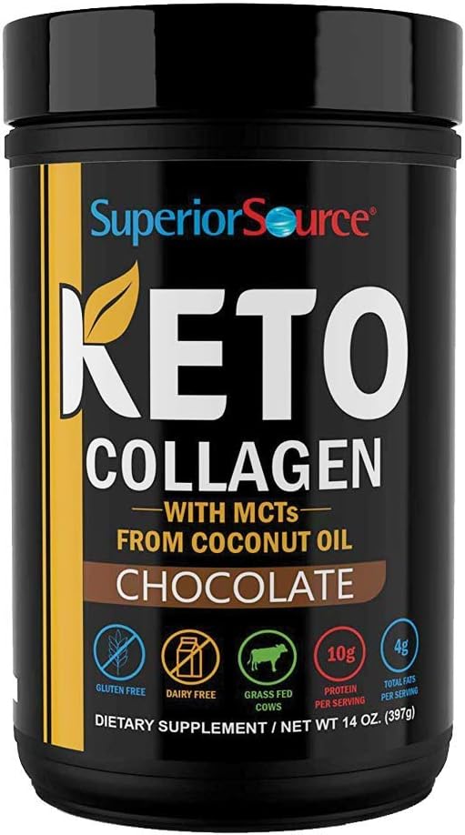 Superior Source Keto Collagen Protein Powder (14 oz), 23 (17 (17 g)