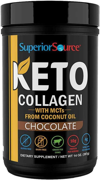 Superior Source Keto Collagen Protein Powder (14 oz), 23 (17 (17 g)