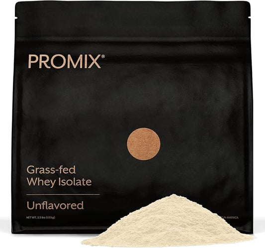 Promix Whey Protein Isolate Powder, 30g 6.6g BCAAs, 2.5lb