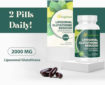 Liposomal Glutathione 2000 MG, 10x Better 120 Count