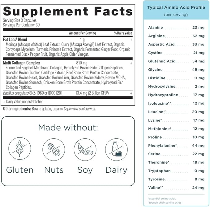 Ancient Nutrition Advanced Collagen Protein Lean 90 Count
