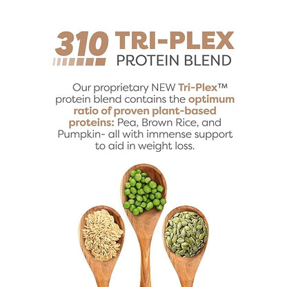 310 Nutrition Meal Replacement Shake - Fiber-Rich Vegan Superfood Blend - Low Carb, Keto & Paleo Friendly, Gluten-Free, 26 Essential Vitamins & Minerals, Natural Sweeteners - Horchata, 14 Servings