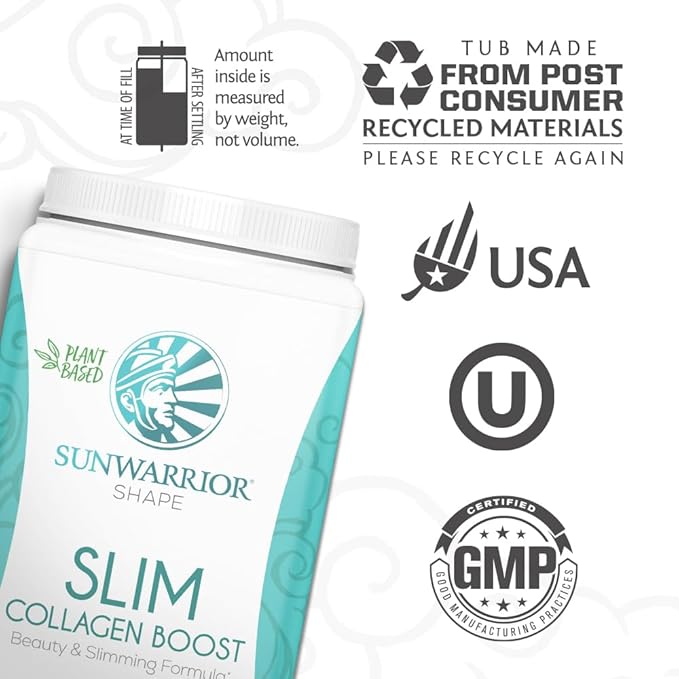 Sunwarrior Slim Collagen Peptides Powder 750 Gram 30 SRV