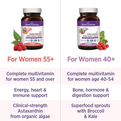 New Chapter Multivitamin for Women 50 Plus 55+ with 24 ct