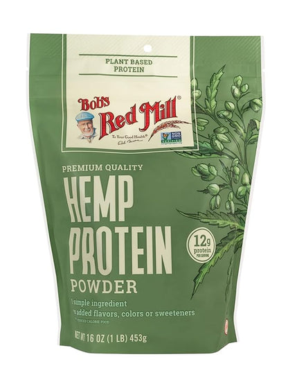 Bob's Red Mill Hemp Protein Powder, 16-ounce (Pack 4)