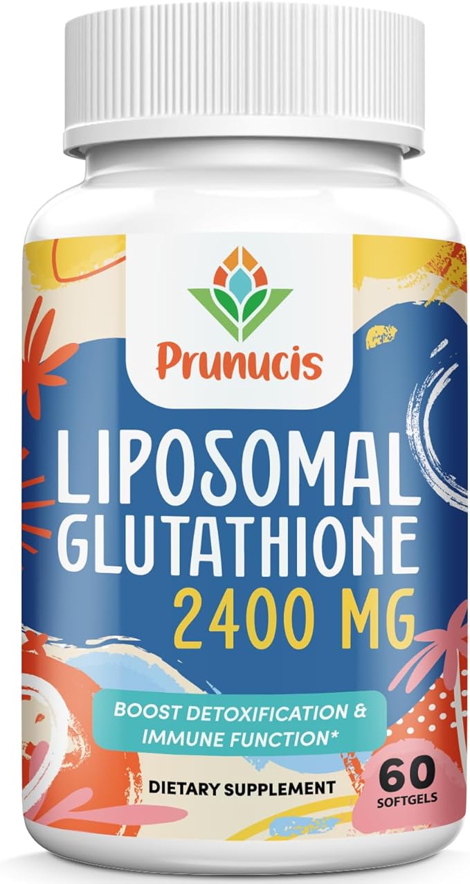 2400MG Liposomal Glutathione, Reduced L-Glutathione, Glutathione 60 Softgels