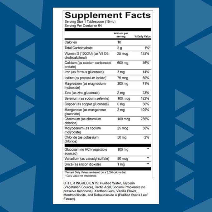 Youngevity Life Force OsteoProCare Joint Juice 600mg Calcium, 300mg Magnesium, 2000 IU D3 per
