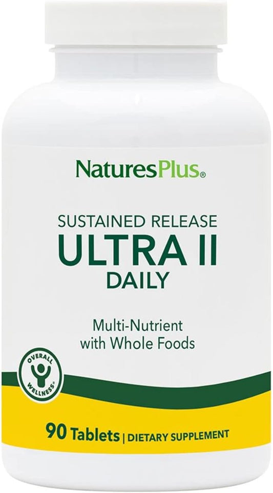 Natures Plus Ultra II Multivitamin, Sustained Release 90 Vegetarian 90 Servings