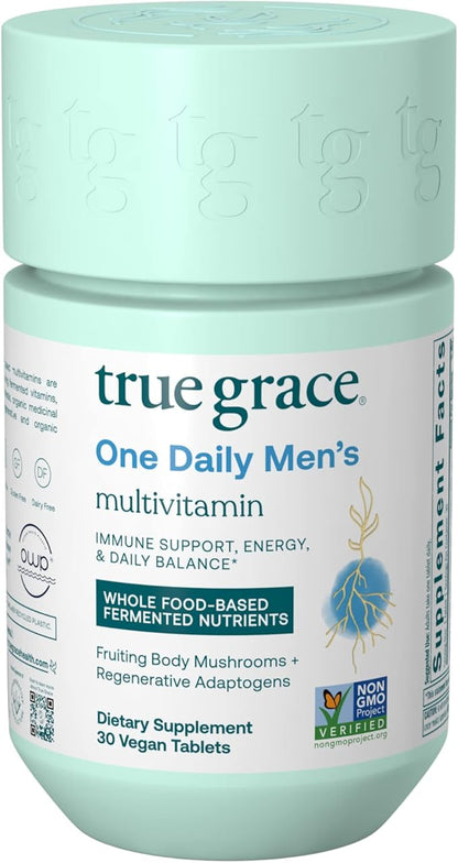 True Grace One Daily Men’s Multivitamin 30 Vegan