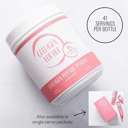 Unflavored Collagen Peptides Powder (41 Servings)