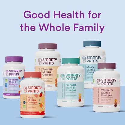 SmartyPants Toddler Multivitamin Gummies: Omega3 Fish D3, C, B12, B6, B6, Vitamin 70 Count (23Day Supply)