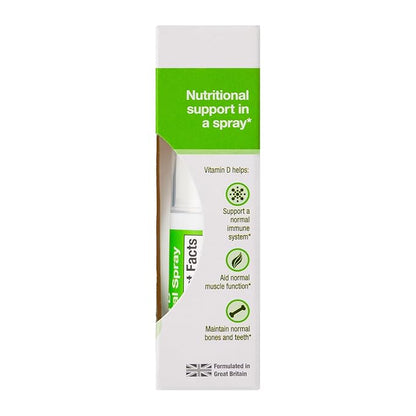 BetterYou D3000 Vitamin D Oral Spray - Convenient Alternative for Tablets - Promotes Strong Bones, Teeth and Immune System - Aids in Calcium Absorption - Natural Peppermint Flavor - 0.5 oz