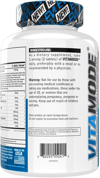 EVL Advanced Daily Multivitamin for Men