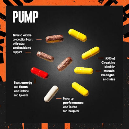 Universal Nutrition Animal Pump Pre-Workout, Nitric Oxide, Creatine, Energy Supplement,30 PACKS